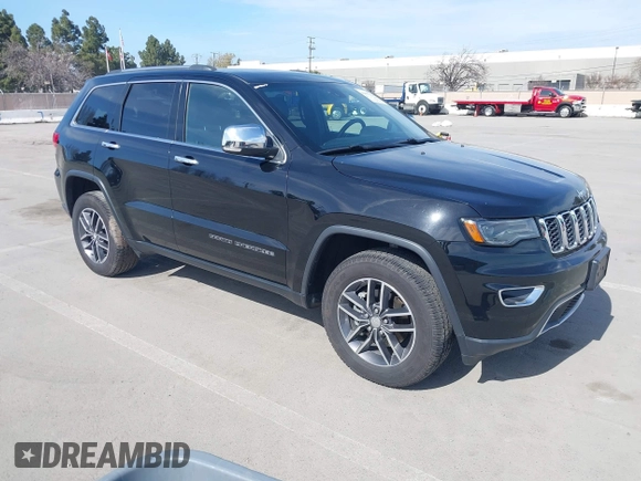 2017 Jeep Grand Cherokee Limited with VIN 1C4RJEBG6HC950000, listed as a IAAI auction lot 41852176 with 101,771 mi miles. Bid and sale history available at carsss.com. Image 1.