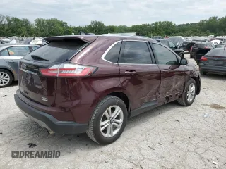 2020 Ford Edge SEL with VIN 2FMPK3J94LBB47444, listed as a Copart auction lot 59854325 with 61,710 mi miles and Salvage title. Bid and sale history available at DreamBid. Image 3.