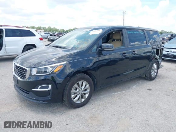 2020 Kia Sedona EX with VIN KNDMB5C19L6617993, listed as a IAAI auction lot 39711859 with 66,083 mi miles. Bid and sale history available at carsss.com. Image 17.