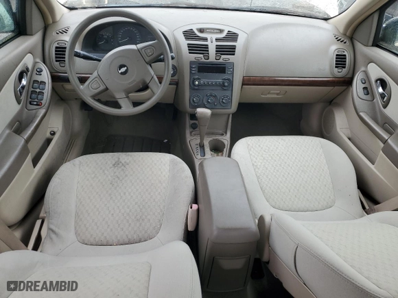 2005 Chevrolet Malibu with VIN 1G1ZS52F85F323760, listed as a Copart auction lot 73581344 with 0 mi miles and Salvage Title. Bid and sale history available at carsss.com. Image 8.