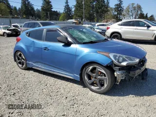 2016 Hyundai Veloster Turbo with VIN KMHTC6AE6GU250732, listed as a Copart auction lot 55528535 with Not provided miles and Clean title. Bid and sale history available at DreamBid. Image 4.