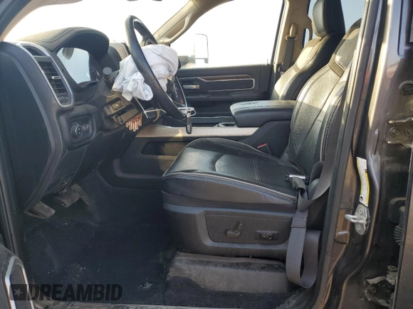 2022 Ram 2500 Laramie with VIN 3C6UR5FL2NG243857, listed as a Copart auction lot 42424235 with 58,474 mi miles and Salvage Title. Bid and sale history available at carsss.com. Image 7.