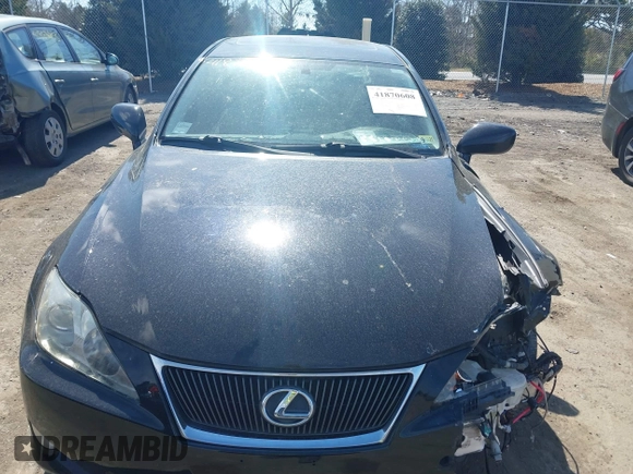 2007 Lexus IS 250 with VIN JTHBK262475047499, listed as a IAAI auction lot 41870608 with 66,114 mi miles. Bid and sale history available at carsss.com. Image 12.