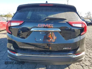 2024 GMC Terrain AT4 with VIN 3GKALYEG9RL388480, listed as a Copart auction lot 87090644 with 6,755 mi miles and Salvage Title. Bid and sale history available at DreamBid. Image 6.