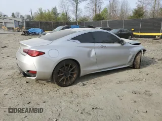 2017 Infiniti Q60 Premium with VIN JN1CV7EL6HM320375, listed as a Copart auction lot 50119904 with 70,620 mi miles and Salvage title. Bid and sale history available at DreamBid. Image 3.