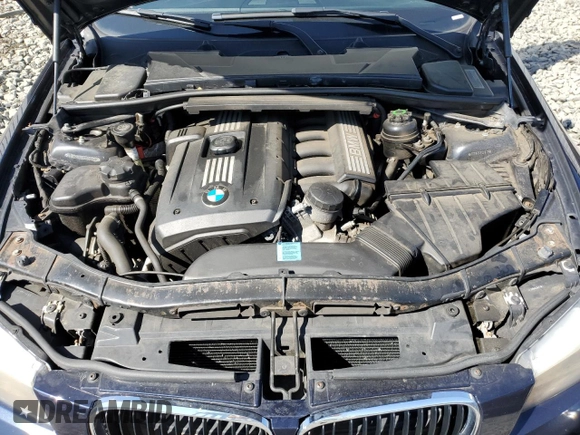 2010 BMW 3 Series 328i with VIN WBAPH5G55ANM71150, listed as a Copart auction lot 48557895 with 104,704 mi miles and Salvage Title. Bid and sale history available at DreamBid. Image 11.