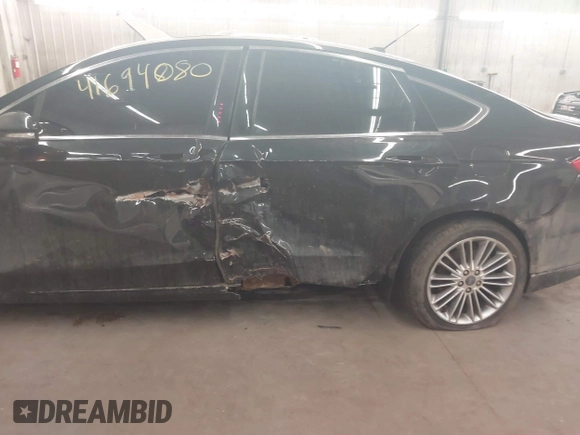 2015 Ford Fusion SE with VIN 3FA6P0HD9FR144173, listed as a IAAI auction lot 41694080 with 108,696 mi miles. Bid and sale history available at carsss.com. Image 6.