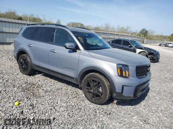 2024 Kia Telluride EX X-Line with VIN 5XYP3DGC2RG442654, listed as a Copart auction lot 51484725 with 13,079 mi miles and Salvage title. Bid and sale history available at DreamBid. Image 4.