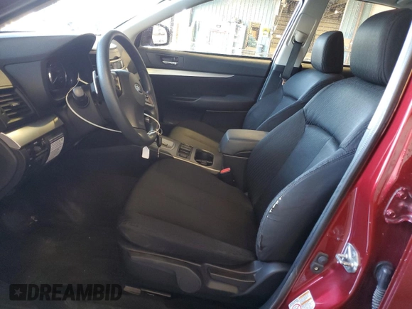 2012 Subaru Legacy 2.5i with VIN 4S3BMCA64C3018456, listed as a Copart auction lot 49495655 with 124,054 mi miles and Salvage Title. Bid and sale history available at carsss.com. Image 7.