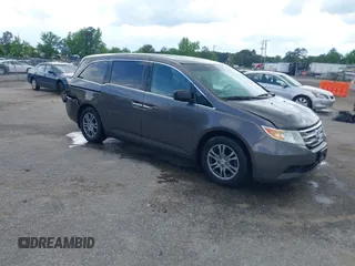 2013 Honda Odyssey EX-L с VIN 5FNRL5H65DB026458, выставлен на аукционе IAAI как лот 42179095 с пробегом 147 357 миль миль и . История ставок и продаж доступна на DreamBid. Изображение 1.