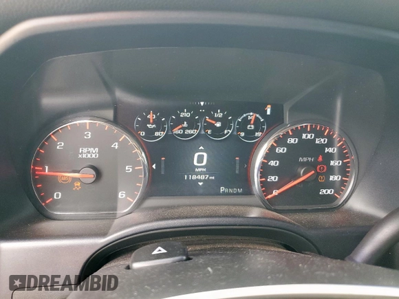 2015 GMC Sierra 1500 Denali z VIN 3GTU2WEC2FG466258, wystawiony jako Copart lot #56240285 z przebiegiem 118 487 mil mil oraz Szkoda całkowita • Salvage title. Historia ofert i sprzedaży dostępna na DreamBid. Obrazek 9.