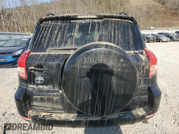 2008 Toyota RAV4 with VIN JTMZD33V086065640, listed as a Copart auction lot 46880825 with 0 mi miles and Salvage Title. Bid and sale history available at carsss.com. Image 6.