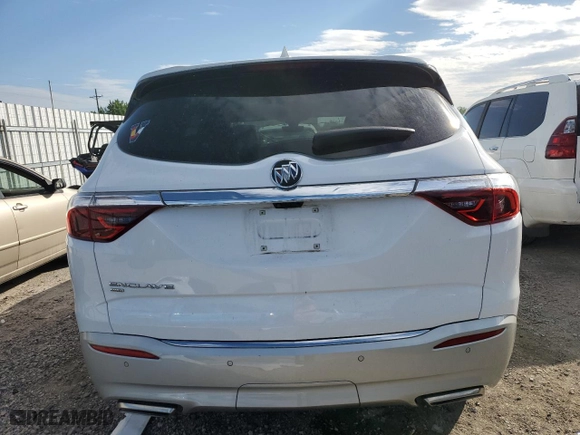 2023 Buick Enclave Premium with VIN 5GAEVBKW7PJ181480, listed as a Copart auction lot 57346244 with 14,170 mi miles and Salvage Title. Bid and sale history available at carsss.com. Image 6.