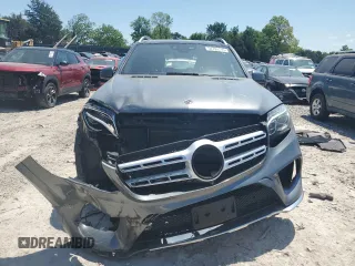 2018 Mercedes-Benz GLS 550 with VIN 4JGDF7DE7JB025977, listed as a Copart auction lot 54705295 with 82,065 mi miles and Salvage title. Bid and sale history available at DreamBid. Image 5.