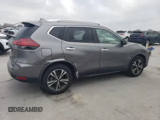 2019 Nissan Rogue SV with VIN JN8AT2MT1KW263257, listed as a Copart auction lot 51339525 with 49,047 mi miles and Salvage Title. Bid and sale history available at carsss.com. Image 3.