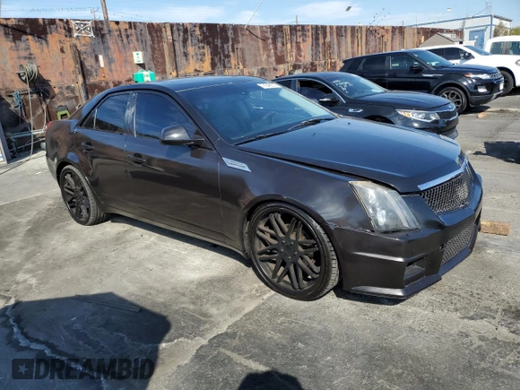 2008 Cadillac CTS RWD w/1SB with VIN 1G6DV57V180150795, listed as a Copart auction lot 74348974 with Not Provided miles and Salvage Title. Bid and sale history available at carsss.com. Image 4.