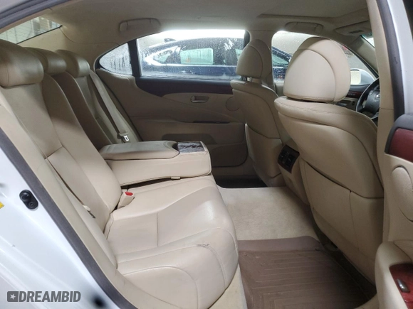 2010 Lexus LS 460 L with VIN JTHDL5EFXA5001985, listed as a Copart auction lot 43755005 with NaN miles and Salvage Title. Bid and sale history available at carsss.com. Image 10.