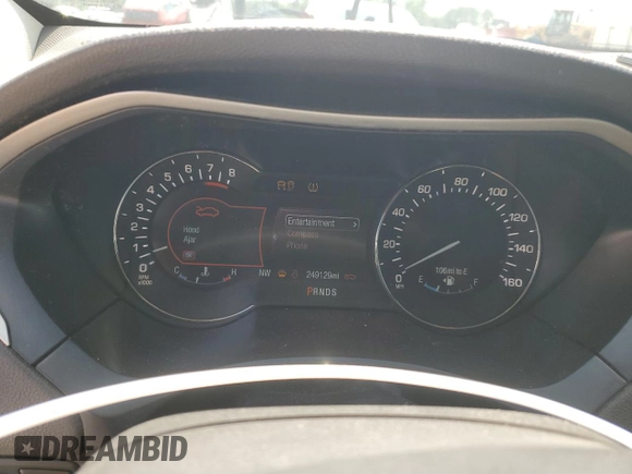 2014 Lincoln MKZ with VIN 3LN6L2GKXER822019, listed as a Copart auction lot 66097974 with 249,129 mi miles and Salvage Title. Bid and sale history available at DreamBid. Image 9.