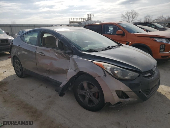2013 Hyundai Elantra GLS with VIN 5NPDH4AE8DH175715, listed as a Copart auction lot 47591775 with 148,224 mi miles and Salvage Title. Bid and sale history available at carsss.com. Image 4.