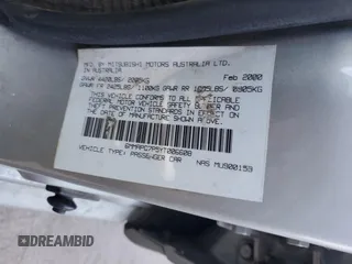 2000 Mitsubishi Diamante LS z VIN 6MMAP67P5YT006608, wystawiony jako Copart lot #49009455 z przebiegiem 241 503 mil mil oraz Tytuł czysty. Historia ofert i sprzedaży dostępna na DreamBid. Obrazek 12.