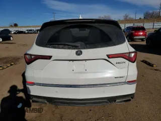 2023 Acura MDX w/Advance Package with VIN 5J8YE1H84PL002297, listed as a Copart auction lot 84763984 with 10,077 mi miles and Salvage Title. Bid and sale history available at carsss.com. Image 6.
