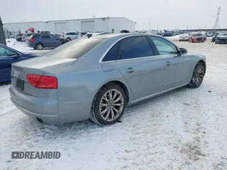 2012 Audi A8 with VIN WAURVAFD8CN017206, listed as a IAAI auction lot 41626707 with 138,922 mi miles and . Bid and sale history available at DreamBid. Image 4.