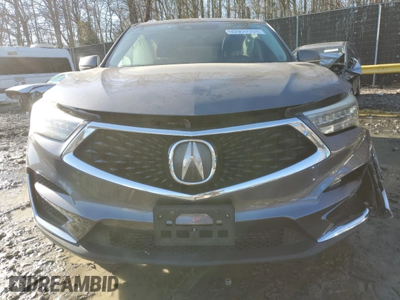 2019 Acura RDX with VIN 5J8TC2H33KL010121, listed as a Copart auction lot 42877775 with 109,234 mi miles and Salvage Title. Bid and sale history available at carsss.com. Image 5.