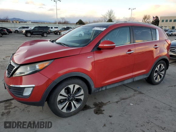 2011 Kia Sportage SX with VIN KNDPCCA64B7149631, listed as a Copart auction lot 81177404 with 160,192 mi miles and Salvage Title. Bid and sale history available at carsss.com. Image 1.