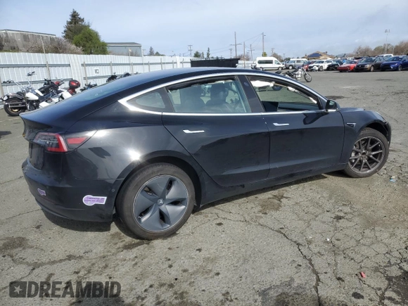 2018 Tesla Model 3 Long Range Battery with VIN 5YJ3E1EA0JF172084, listed as a Copart auction lot 45617965 with Not Provided miles and Salvage Title. Bid and sale history available at DreamBid. Image 3.
