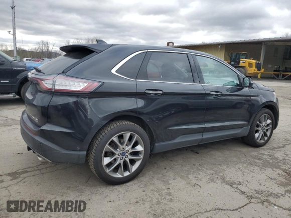 2015 Ford Edge Titanium with VIN 2FMPK4K86FBB83488, listed as a Copart auction lot 53333305 with 233,804 mi miles and Salvage Title. Bid and sale history available at carsss.com. Image 3.