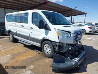 2016 Ford Transit Wagon XL with VIN 1FBZX2ZMXGKB08195, listed as a IAAI auction lot 41776500 with 237,729 mi miles. Bid and sale history available at carsss.com. Image 1.