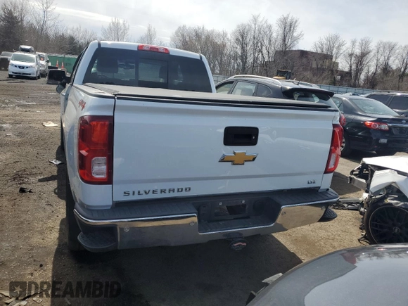 2017 Chevrolet Silverado 1500 LTZ with VIN 1GCVKSECXHZ305981, listed as a Copart auction lot 51273425 with 77,465 mi miles and Salvage Title. Bid and sale history available at DreamBid. Image 6.