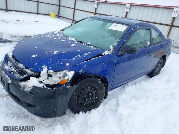 2005 Honda Civic Cpe VP with VIN 1HGEM21145L007019, listed as a IAAI auction lot 41596606 with 240,835 mi miles. Bid and sale history available at carsss.com. Image 2.