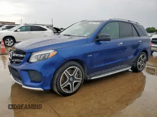 2017 Mercedes-Benz GLE 43 AMG with VIN 4JGDA6EB6HA955804, listed as a Copart auction lot 60251185 with 78,539 mi miles and Salvage title. Bid and sale history available at DreamBid. Image 1.