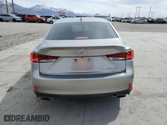 2017 Lexus IS with VIN JTHCM1D24H5022471, listed as a Copart auction lot 52207865 with 76,648 mi miles and Salvage Title. Bid and sale history available at carsss.com. Image 6.