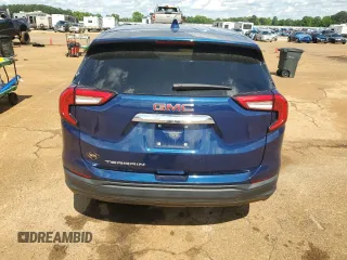 2022 GMC Terrain SLE with VIN 3GKALMEV1NL125272, listed as a Copart auction lot 55992085 with 70,096 mi miles and Salvage title. Bid and sale history available at DreamBid. Image 6.