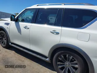 2018 Nissan Armada Platinum with VIN JN8AY2NE4J9735109, listed as a IAAI auction lot 41805637 with 186,219 mi miles. Bid and sale history available at carsss.com. Image 14.