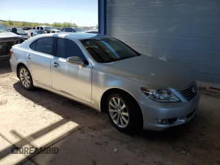 2012 Lexus LS 460 with VIN JTHBL5EF2C5111455, listed as a Copart auction lot 49353025 with 48,864 mi miles and Salvage title. Bid and sale history available at DreamBid. Image 4.