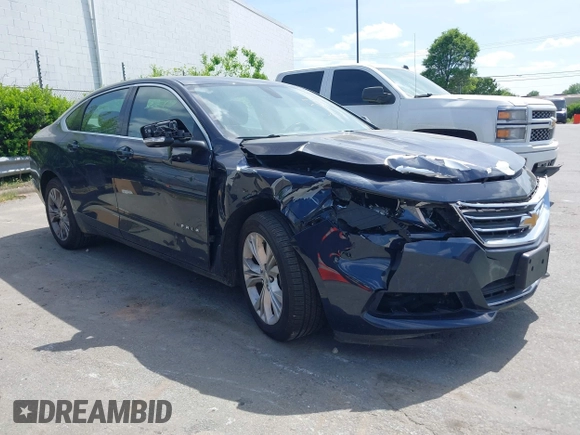 2015 Chevrolet Impala LT with VIN 2G1125S30F9291027, listed as a IAAI auction lot 42090216 with 215,599 mi miles and . Bid and sale history available at DreamBid. Image 1.