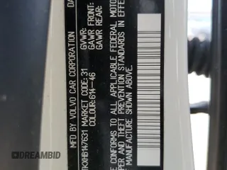 2017 Volvo S60 Inscription с VIN LYV402TKXHB147631, выставлен на аукционе Copart как лот 58393595 с пробегом 63 827 миль миль и Списание • Salvage title. История ставок и продаж доступна на DreamBid. Изображение 12.