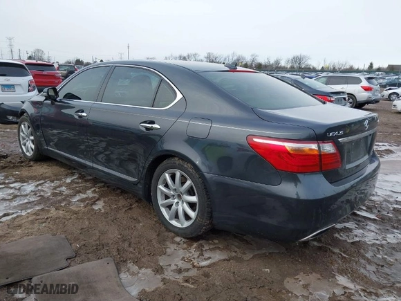 2010 Lexus LS 460 L with VIN JTHDL5EF8A5001127, listed as a IAAI auction lot 41242335 with NaN miles. Bid and sale history available at carsss.com. Image 3.