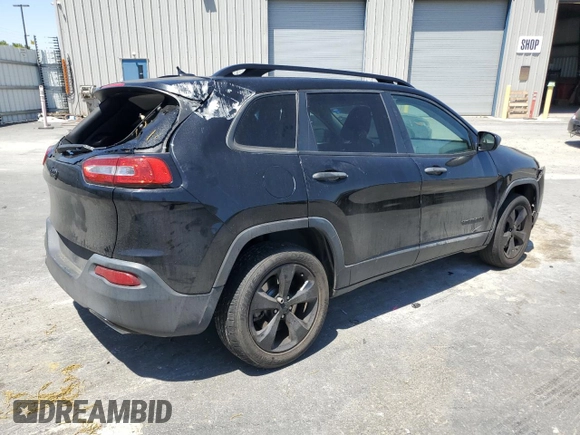2017 Jeep Cherokee Altitude with VIN 1C4PJLAS6HW577086, listed as a Copart auction lot 57682925 with 109,316 mi miles and Salvage title. Bid and sale history available at DreamBid. Image 3.