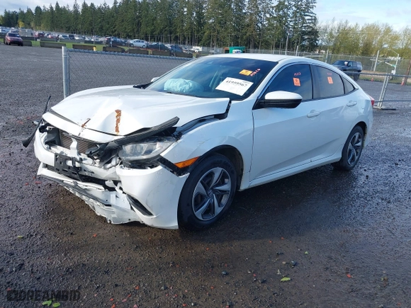 2019 Honda Civic Sedan LX with VIN 19XFC2F63KE208733, listed as a IAAI auction lot 41959567 with 80,040 mi miles. Bid and sale history available at carsss.com. Image 22.
