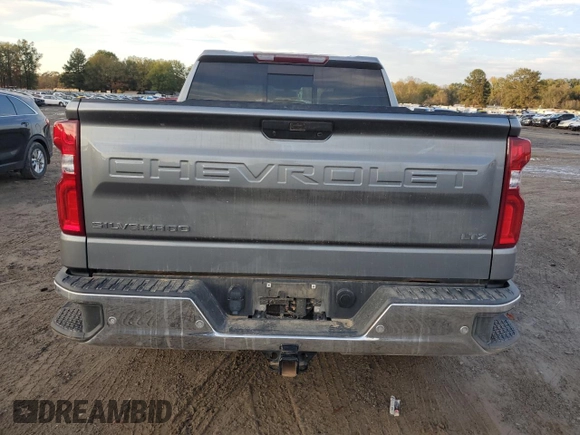 2020 Chevrolet Silverado 1500 LTZ with VIN 3GCUYGED9LG410505, listed as a Copart auction lot 79634674 with 90,569 mi miles and Clean Title. Bid and sale history available at DreamBid. Image 6.