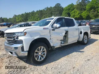 2019 Chevrolet Silverado 1500 LTZ with VIN 3GCUYGED5KG125542, listed as a Copart auction lot 53467455 with 92,053 mi miles and Salvage Title. Bid and sale history available at DreamBid. Image 1.