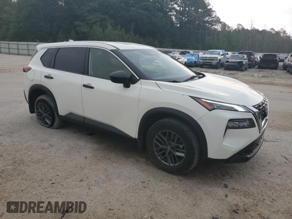 2021 Nissan Rogue S with VIN JN8AT3AA3MW005446, listed as a Copart auction lot 54001025 with 62,861 mi miles and Salvage title. Bid and sale history available at DreamBid. Image 4.