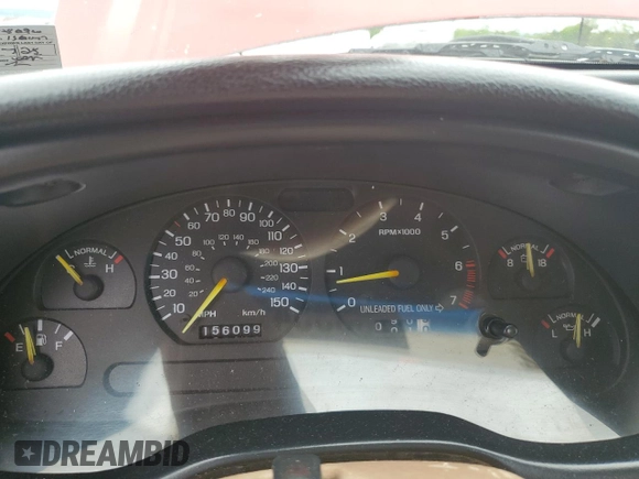 1995 Ford Mustang GT with VIN 1FALP42T2SF256900, listed as a Copart auction lot 58354735 with 156,099 mi miles and Salvage title. Bid and sale history available at DreamBid. Image 9.