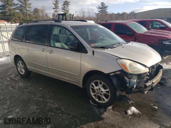 2005 Toyota Sienna LE with VIN 5TDBA23C25S047963, listed as a Copart auction lot 43826585 with 189,785 mi miles and Salvage Title. Bid and sale history available at carsss.com. Image 4.