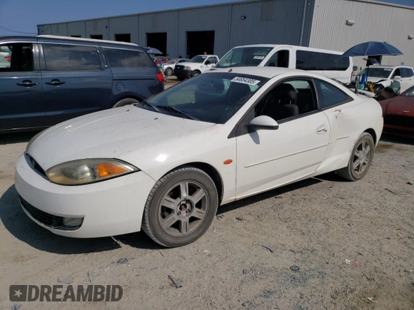 2002 Mercury Cougar z VIN 1ZWFT61L425621799, wystawiony jako Copart lot #54654305 z przebiegiem 159 209 mil mil oraz Szkoda całkowita • Salvage title. Historia ofert i sprzedaży dostępna na DreamBid. Obrazek 1.