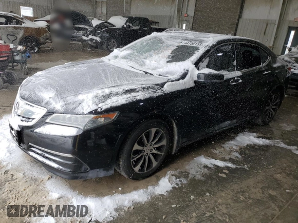 2016 Acura TLX with VIN 19UUB1F33GA002253, listed as a Copart auction lot 44750155 with 0 mi miles and Salvage Title. Bid and sale history available at carsss.com. Image 1.